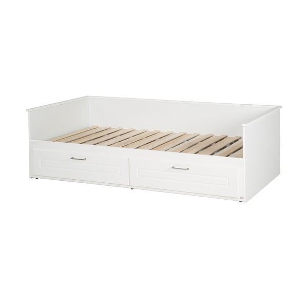 Bijeli krevet s prostorom za odlaganje s podnicom 90x200 cm Felicia – Roba