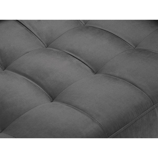Tamnosiva baršunasta sofa Milo Casa Santo, 174 cm-image-1