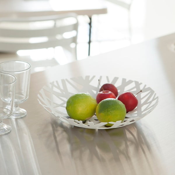 Bijela zdjela za voće YAMAZAKI Tower, ø 26 cm-image-2
