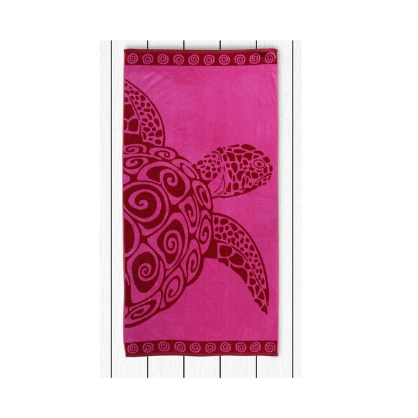Ručnik DecoKing Pink Turtle, 90 x 180 cm-image-1