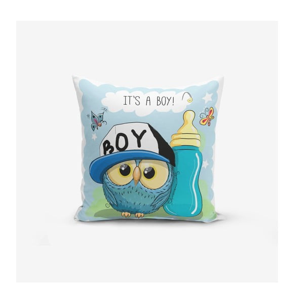 Dječji jastuk 43x43 cm Boy Owl – Mila Home