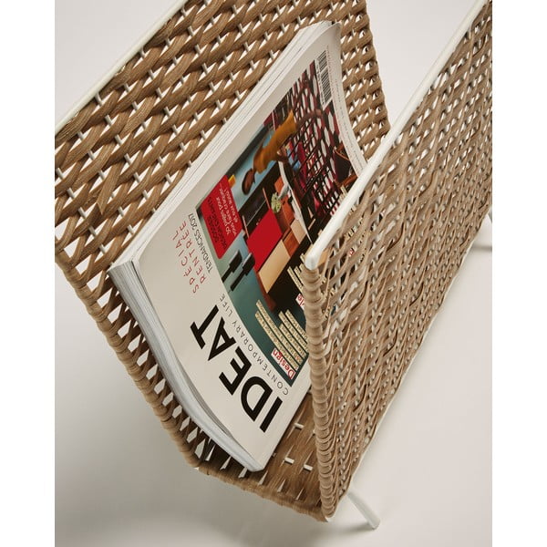 Držač za časopise od umjetnog ratana Shibori – Kave Home-image-1