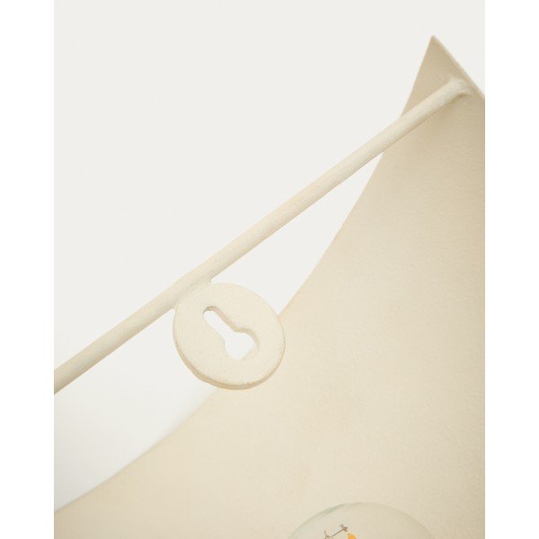 Bijela zidna lampa s utikačem Nibla – Kave Home-image-3