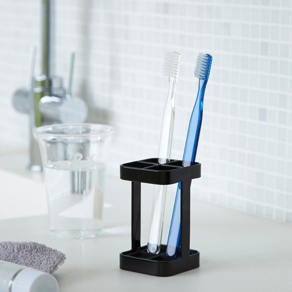 Crni YAMAZAKI Tower Slim stalak za četke-image-1
