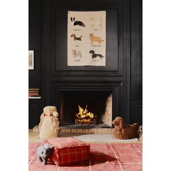 Crveni periv/ručno rađen pamučan tepih 140x190 cm Tartan Vintage Red – Lorena Canals-image-3