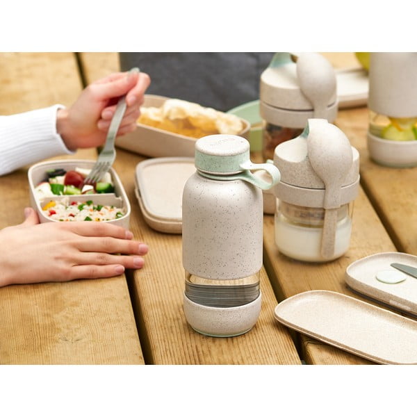Krem staklena boca za vodu za put 500 ml To Go Organic – Lékué-image-1