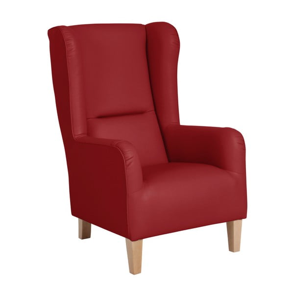 Crvene naušnice za fotelju od imitacije kože Max Winzer Bruno