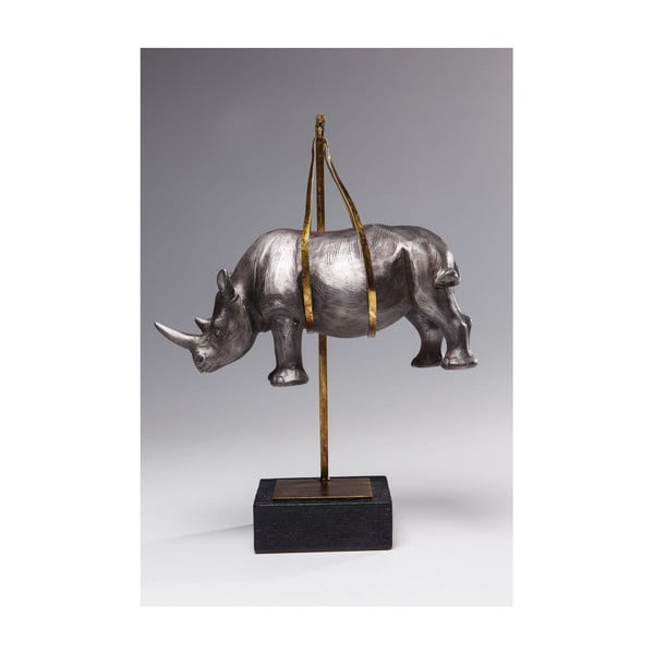 Skulptura Kare Design Hanging Rhino, visina 43 cm