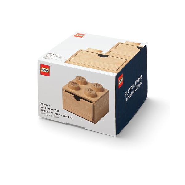 Drvena dječja kutija za pohranu LEGO® Wood-image-4