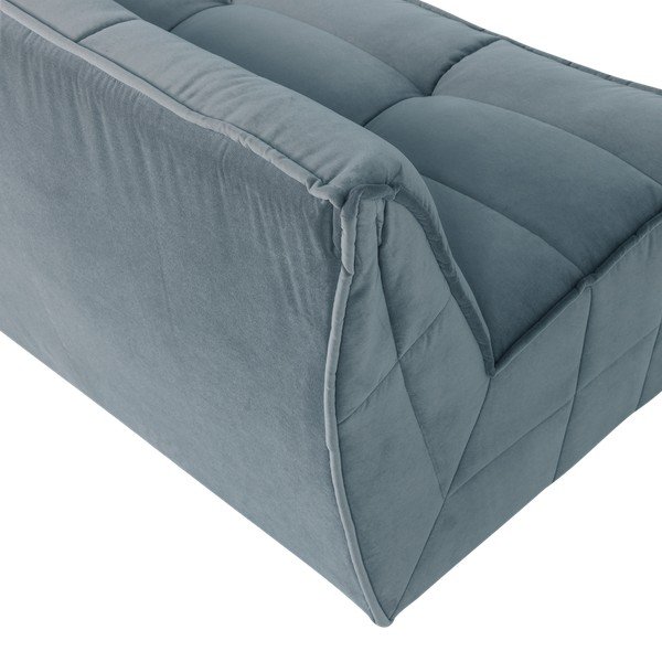 Plava baršunasti sofa 204 cm Cluster – vtwonen-image-4