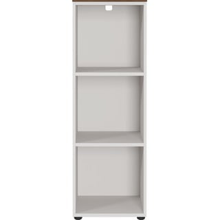 Sivo-bež biblioteka u dekoru oraha 41x120 cm Ancona - Germania