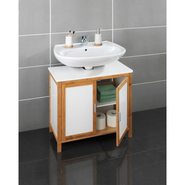 Kupaonski ormarić od bambusa Wenko Finja-image-1