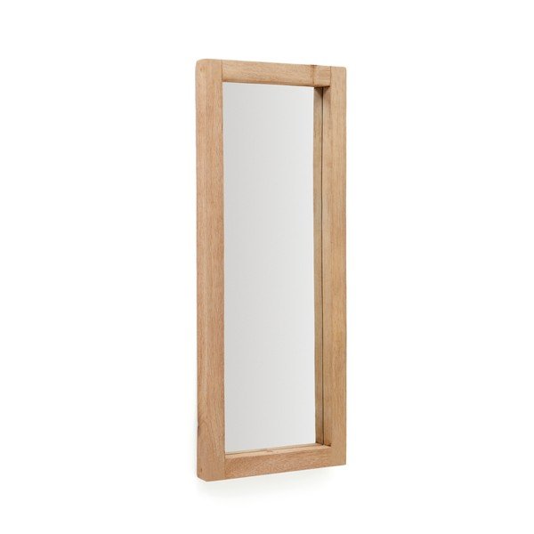 Zidno ogledalo s okvirom od masivnog drveta 50x120 cm Maden – Kave Home
