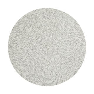 Bijelo-bež okrugli vanjski tepih ø 150 cm - NORTHRUGS
