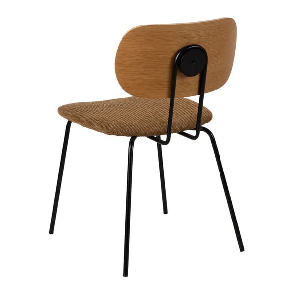 Smeđe/u prirodnoj boji blagovaonske stolice u setu 4 kom Cleo – Ixia-image-3