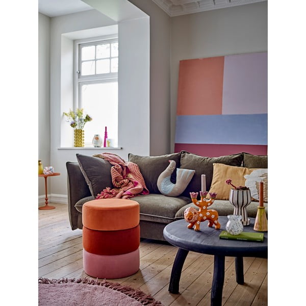 Baršunast tabure Bilbao – Bloomingville-image-1