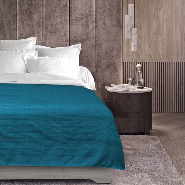 Plavi prekrivač 180x220 cm Lucile – douceur d'intérieur-image-3