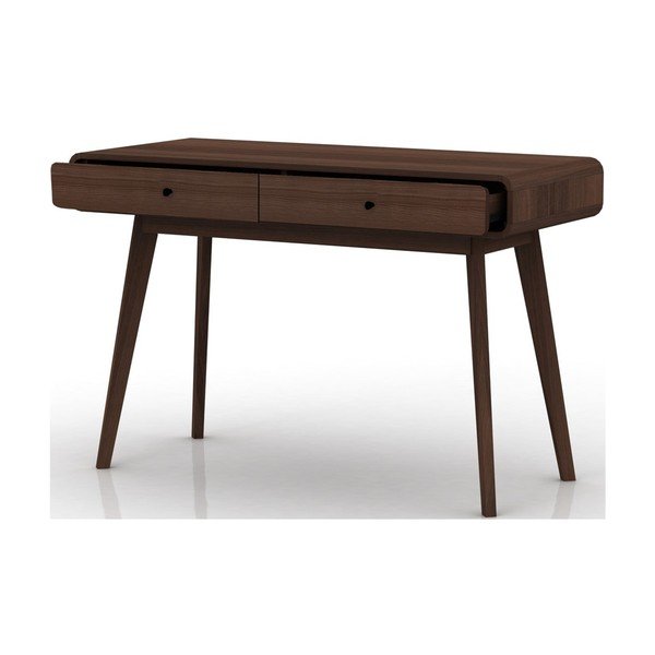 Radni stol u dekoru oraha 50x120 cm Cassie – Støraa-image-2