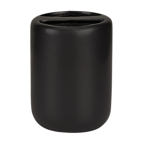 Mat crna keramička čaša za četkice za zube Olinda – Allstar