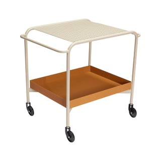 Metalna kolica za posluživanje na kotačima 47x66 cm Push – Hübsch