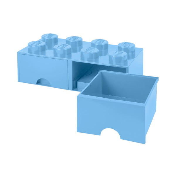 Svijetloplava kutija za pohranu s dvije ladice LEGO®-image-4