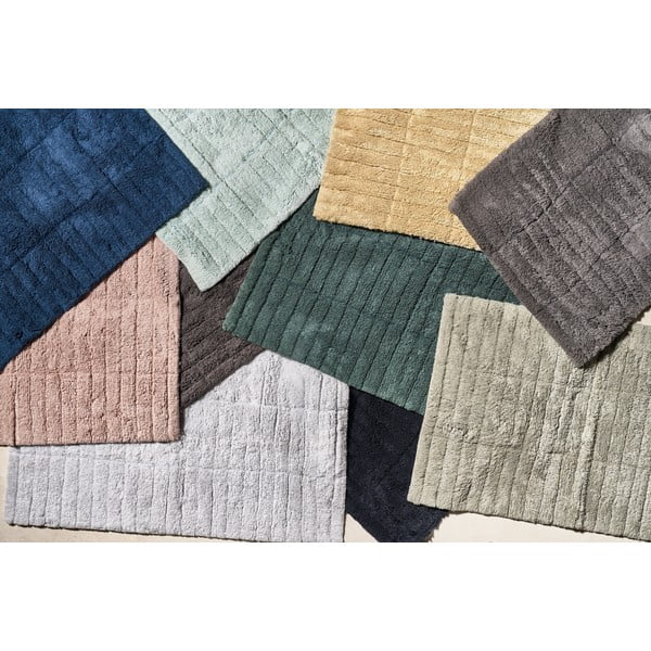 Siva kupaonska prostirka 80x50 cm Tiles - Zone-image-1