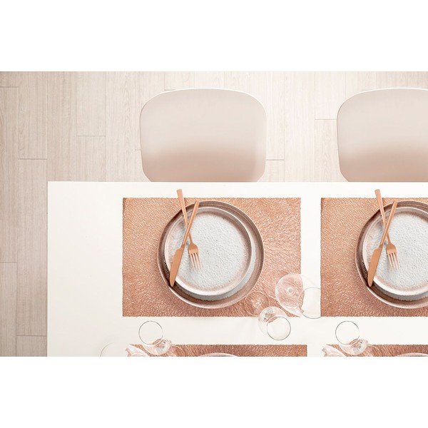 Ružičasto-zlatni podmetač Tiseco Home Studio, 30 x 45 cm-image-1