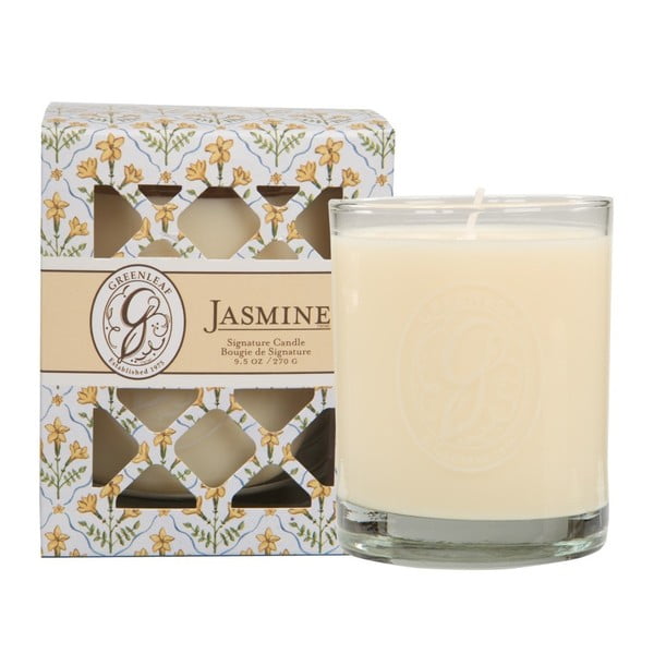 Greenleaf Signature Jasmine mirisna svijeća, vrijeme gorenja do 80 sati
