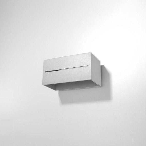 Siva zidna lampa Lorum Maxi – Sollux-image-2