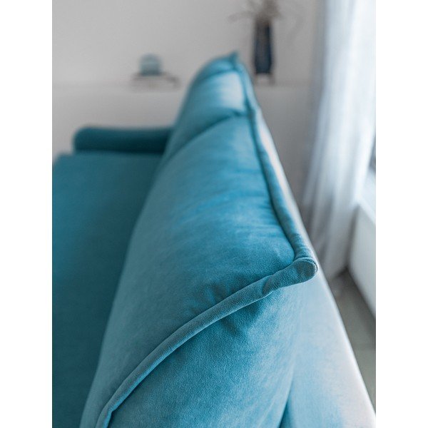 Tirkizni baršunasti kauč na razvlačenje Miuform Tender Eddie-image-1