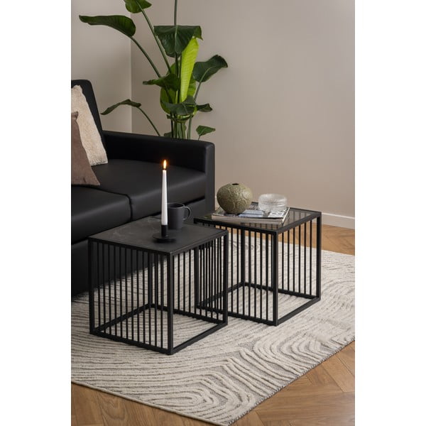 Pomoćni stol u kamenom dekoru 40x40 cm Strington – Actona-image-1