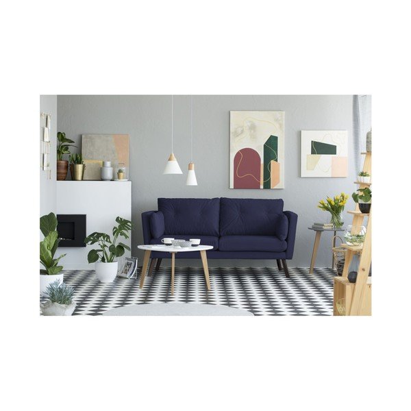 Mornarsko plava trosjeda kauč Mazzini Sofas Elena-image-3