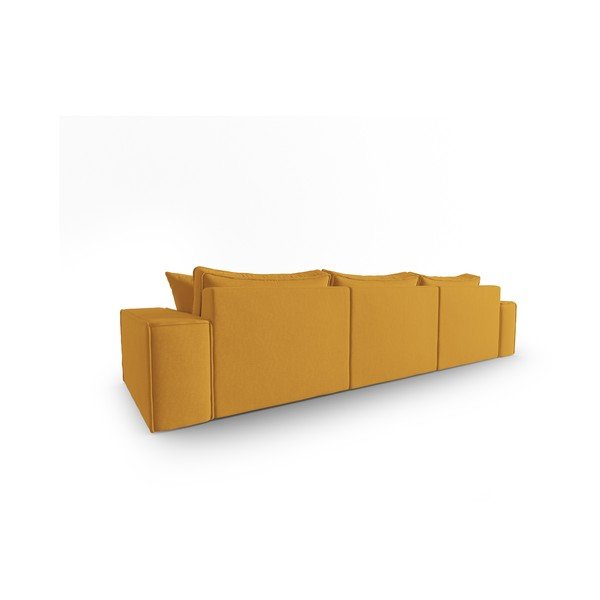 Žuta  sofa 292 cm Mike – Micadoni Home-image-3