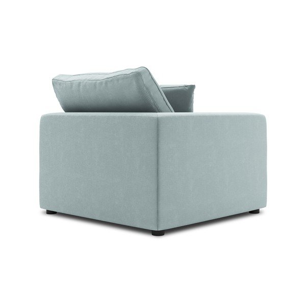 Svijetloplavi kutni dio modularne sofe od samta Windsor & Co Sofas Galaxy, lijevi kut-image-3