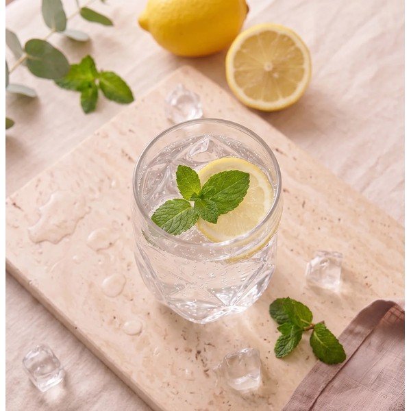 Čaše u setu od borosilikatnog stakla 6 kom 400 ml Geo – Vialli Design-image-2