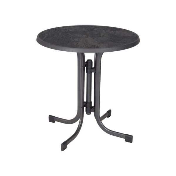 Metalni okrugao vrtni stol ø 70 cm Pizarra – Dajar-image-1