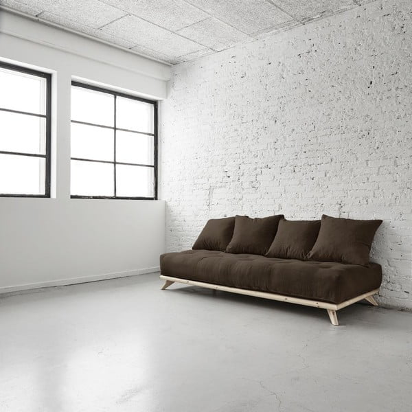 Sofa Senza Natural / Choco Brown-image-1