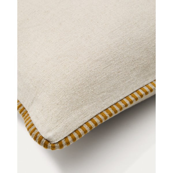 Ukrasna jastučnica od mješavine lana 45x45 cm Ardit – Kave Home-image-3