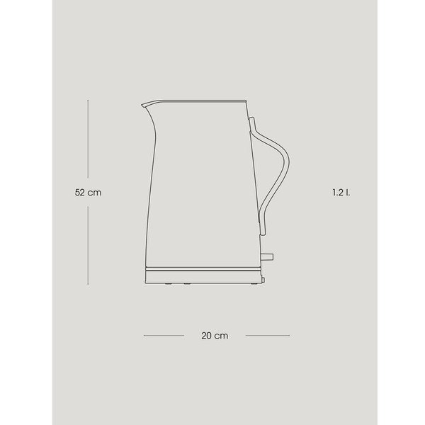 Crno kuhalo za vodu od nehrđajućeg čelika 1,2 l Emma – Stelton-image-4