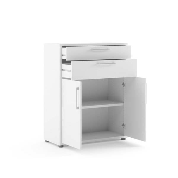 Bijela modularna biblioteka 89x113 cm Prima – Tvilum-image-1