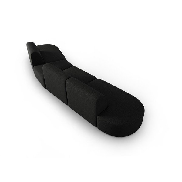 Crna sofa 412 cm Shane – Micadoni Home-image-3