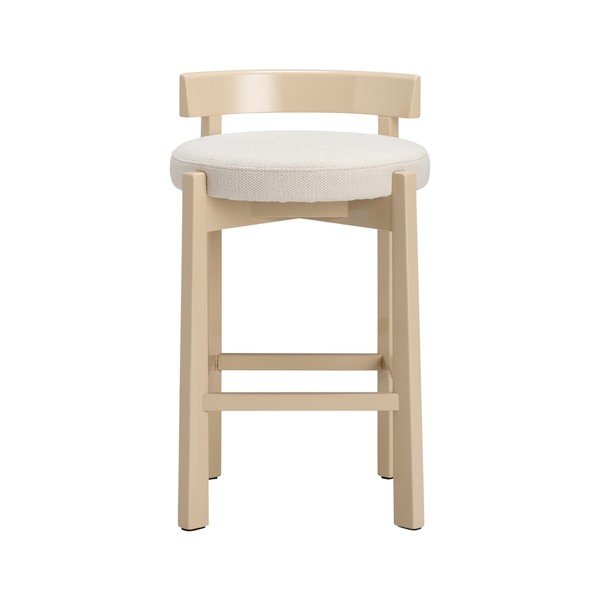 Bež podstavljena barska stolica (visine sjedala 66 cm) Hugg – Ellos Home-image-2