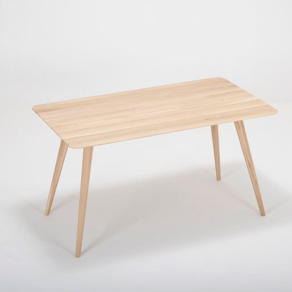 Radni stol od masivnog hrastovog drveta Gazzda Stafa-image-2