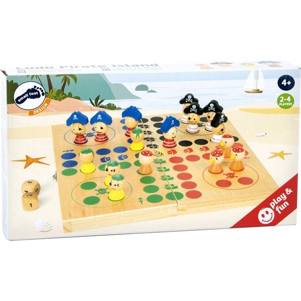 Drvena društvena igra Legler Ludo Pirate Island-image-3