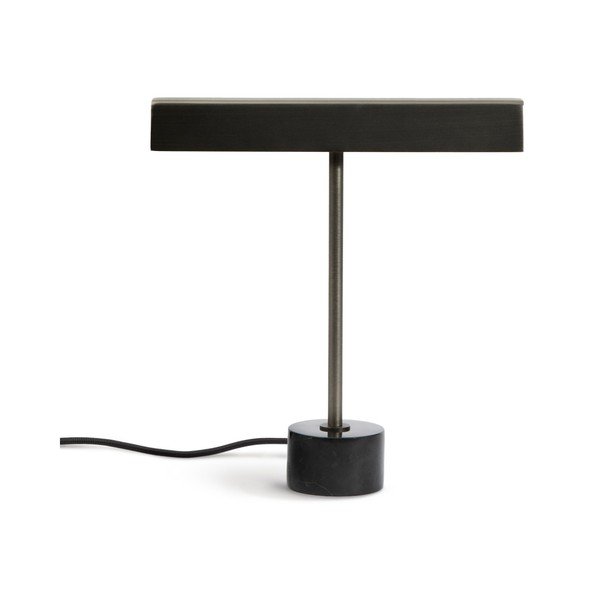 Crna metalna stolna lampa (visina 32,5 cm) Lynor – Kave Home