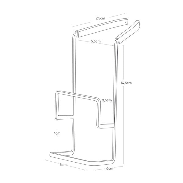 Metalni viseći držač za spužvu Tower – YAMAZAKI-image-4