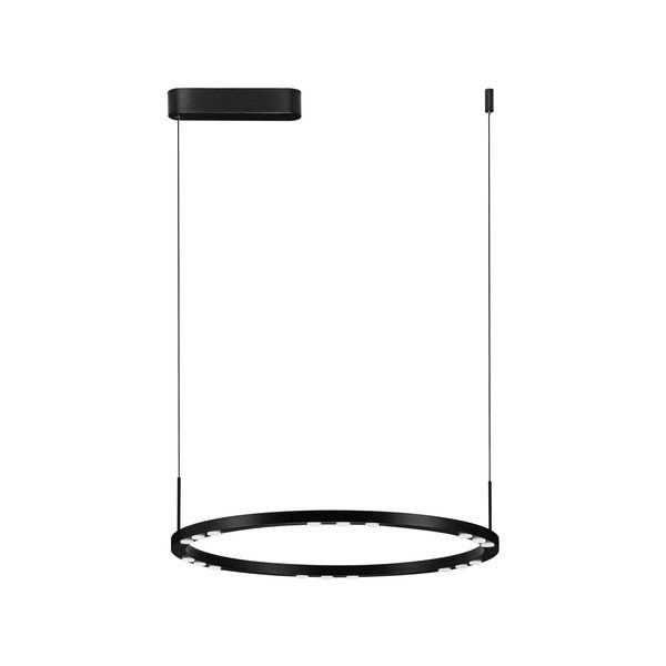 Mat crna LED viseća svjetiljka aluminijska s mogućnosti zatamnjivanja ø 60 cm Lunette – Nova Luce