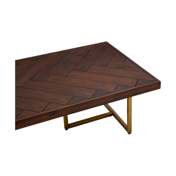 Smeđi okrugli stolić za kavu 60x120 cm Brando – Premier Housewares-image-3