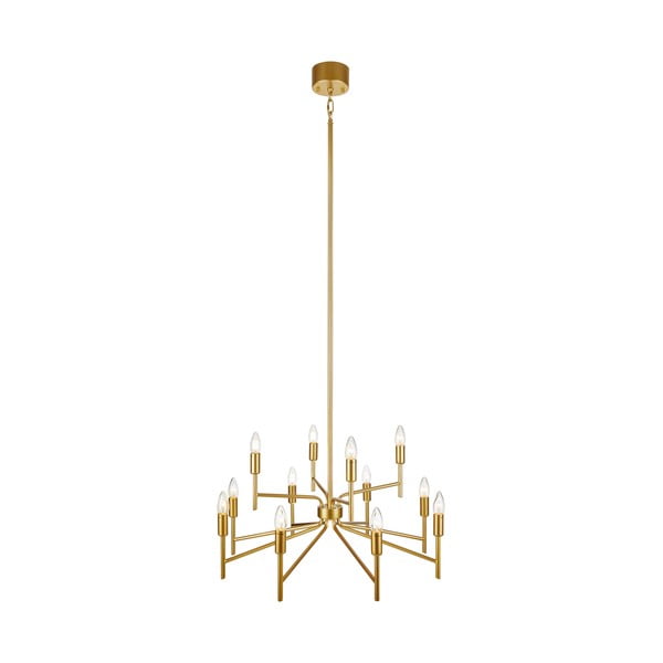 Viseća lampa s dvanaest krakova u zlatnoj boji Markslöjd Regent