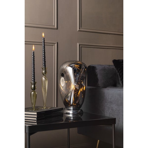 Zeleni stakleni svijećnjak PT LIVING Swirl, visina 17 cm-image-1